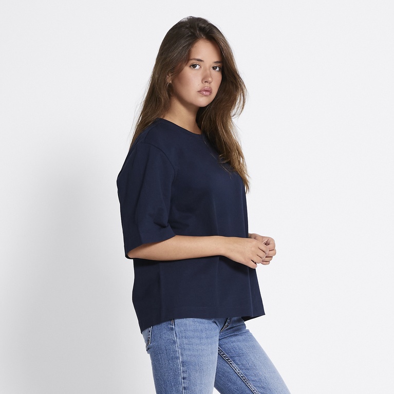 Boxy tee Dark Blue